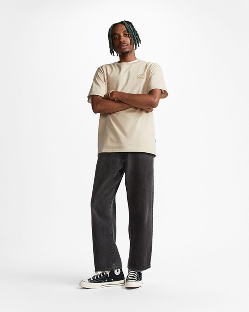 Men's Converse CONS Graphic T-Shirts Grey | AU 539E1J